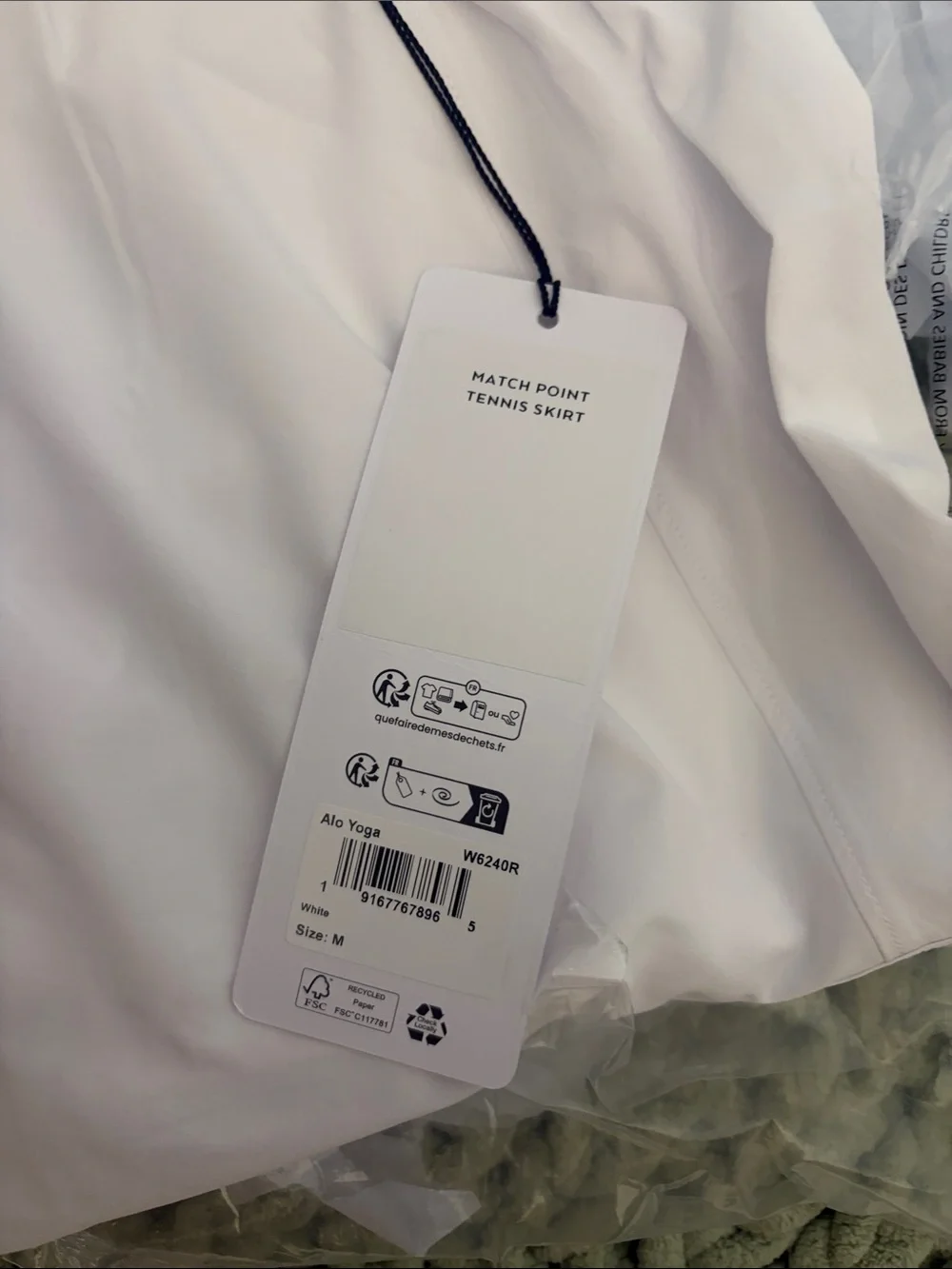 ALO Yoga White Match Point Tennis Skirt - Picture 5 of 7